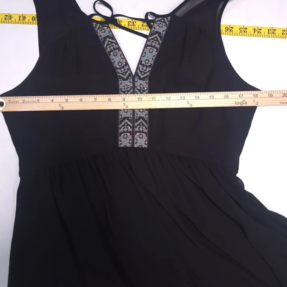 BCBG Womens Dress Sheer‎ Sz 8 Sleeveless Romantic Soft Dainty Soft Girl